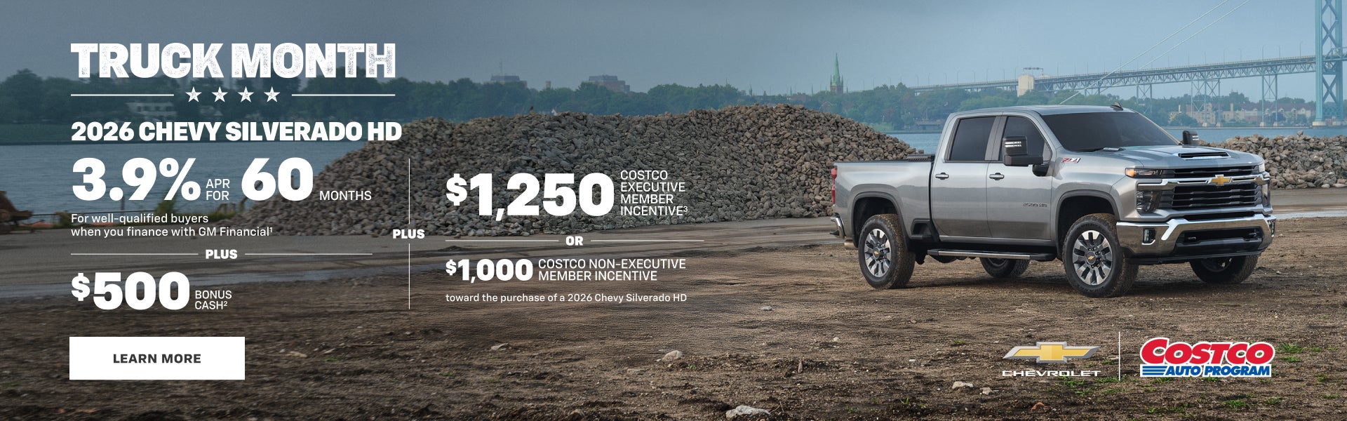 2026 Chevy Silverado HD. 3.9% APR for 60 Months for well-qualified buyers when you finance with G...